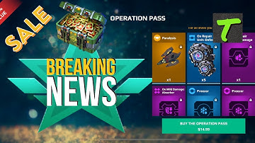 [WR] War Robots Breaking News Big Sale, Paralysis Drone , New Operation C & D New Update 7.1 Event