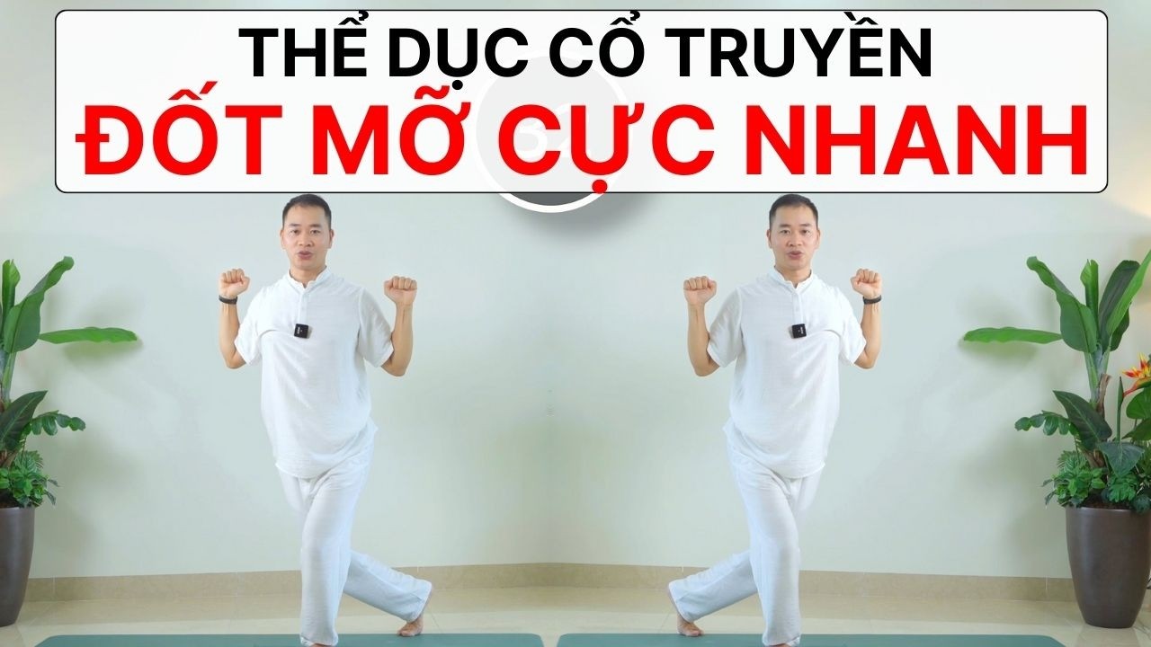 Bài tập cổ truyền đốt mỡ toàn thân cực kỳ hiệu quả | Hải Ninh Yoga