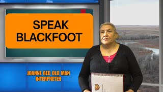 Blackfoot Language November 2021