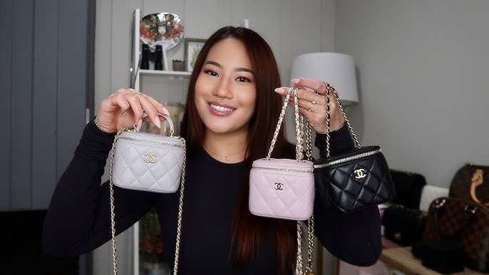 Chanel 2022 Mini Top Handle Vanity Case - Mini Bags, Handbags