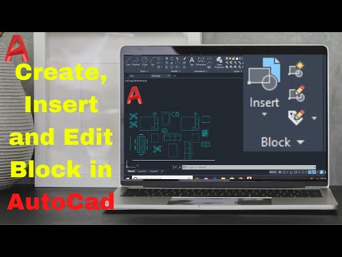 How to create, insert and edit block in Autocad