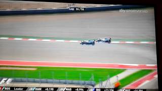 F1 Austin 2014 Hamilton vs Rosberg