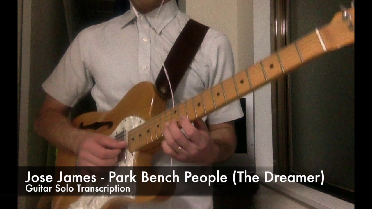 José James Park Bench People Guitar Solo YouTube