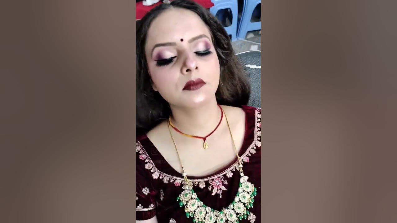  bold eye makeup bride #trending #viralvideo #new #youtubeshorts #makeup ...