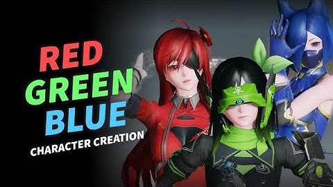 PSO2 NGS Mix Character Creation #RGB