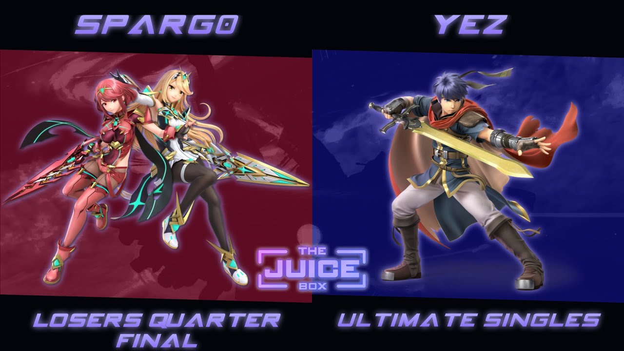 Juice Box + - Sparg0 (Pyra & Mythra) vs Yez (Ike) - Losers Quarter Final