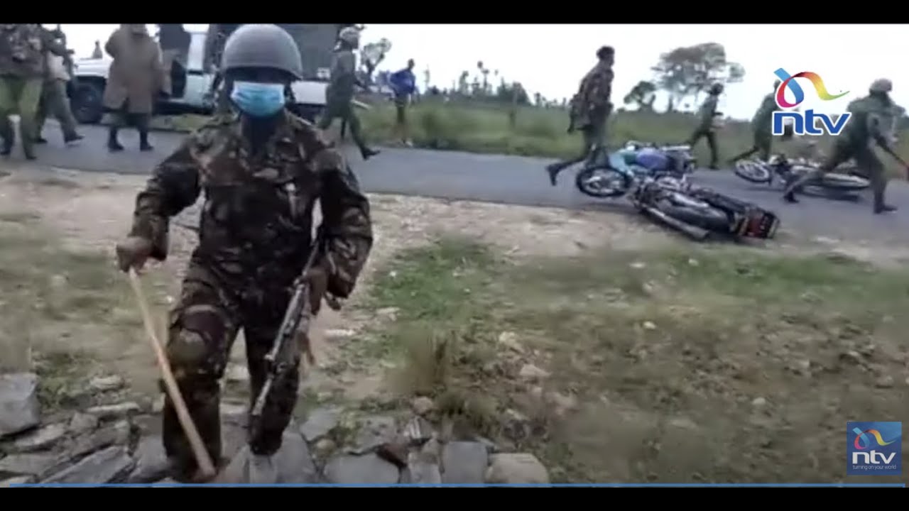 Police beat up NTV journalist covering MP Johana Ng'eno's procession from court