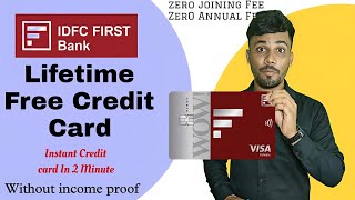 Idfc First Bank Credit Card Apply Online Wow Credit Card Lifetime Free Credit Card