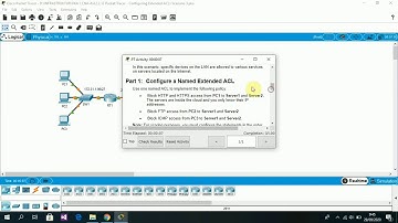4.2.2.11 Packet Tracer   Configuring Extended ACLs Scenario 2