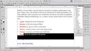 FrameMaker and Word: Use a temporary Table to sort a List