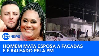 Video policiais-militares-atiram-em-homem-que-matou-companheira-a-facadas-sbt-newsna-tv-17-05-24