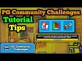 How to complete the pg community challenges in pixel gun 3d  tutorial  tips