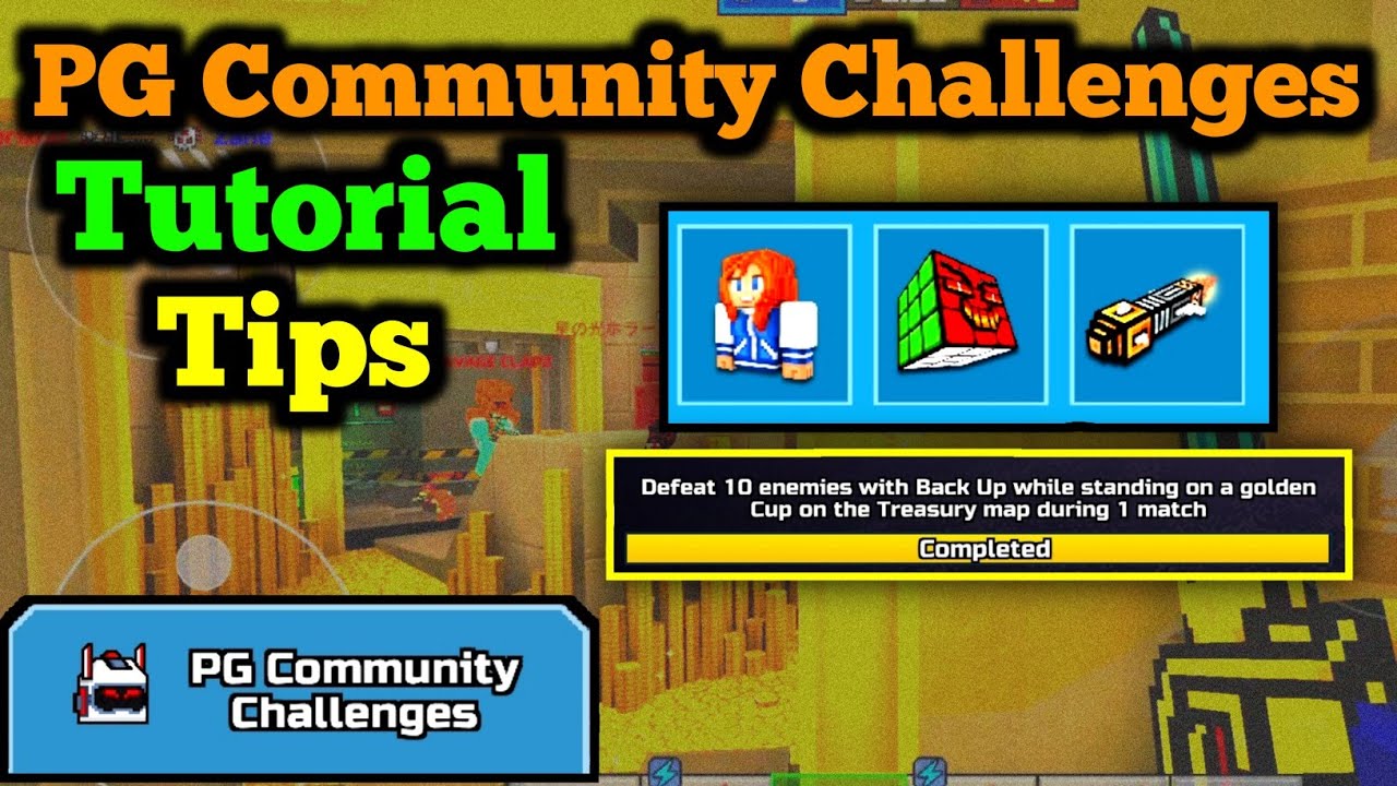 How To Complete the PG Community Challenges in Pixel Gun 3D - Tutorial + Tips