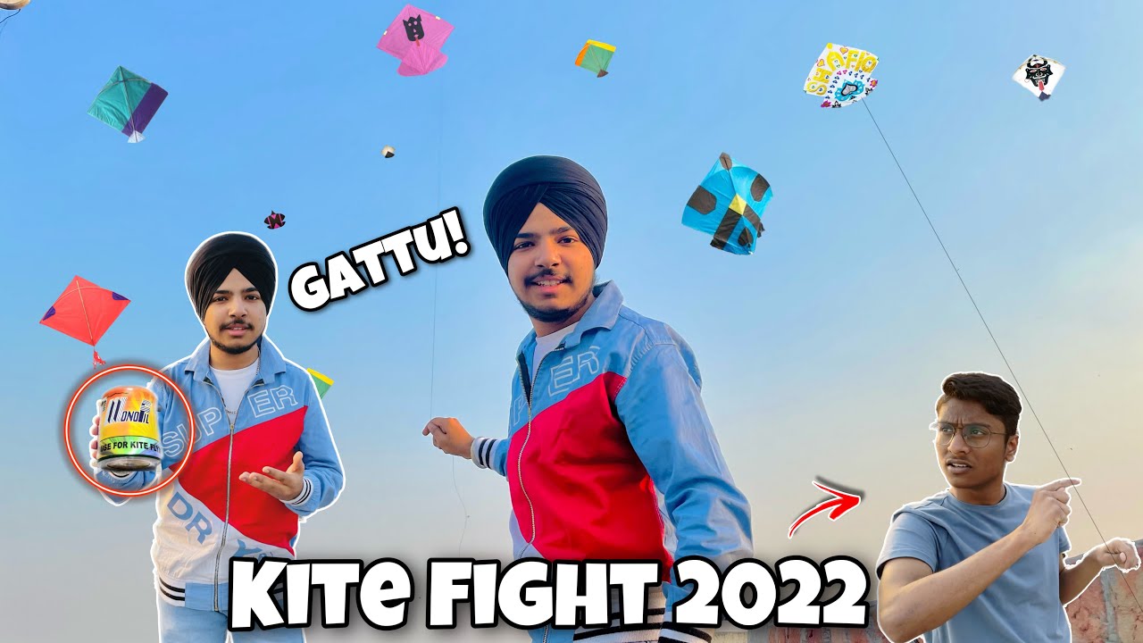 Kite Flying With *Monofil Gattu🧵*😱 Monogold Vs Monofil🤯 Kite Fight