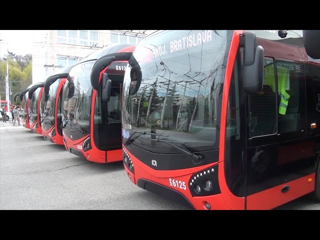 5.4.2024 | Bratislave už premávajú nové hybridné trolejbusy