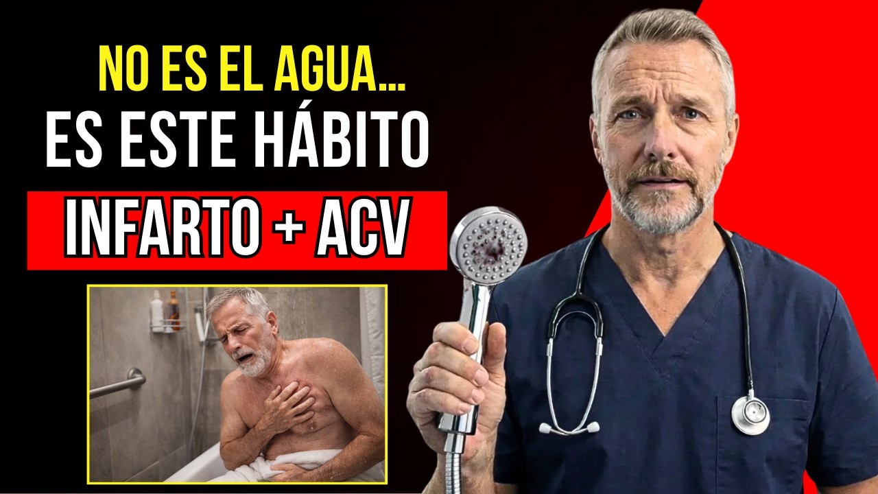 Estos Hábitos En La Ducha Causan Infartos y ACV Con El Tiempo