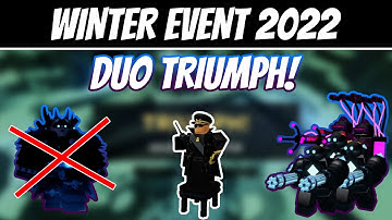 Winter Event 2022 DUO TRIUMPH! [Strategy in Description]| Roblox Tower Battles