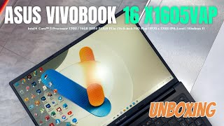 UNBOXING: ASUS Vivo book 16 #X1605VAP, 16.0-inch FHD Plus (1920 x 1200) IPS-Level