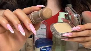 ASMR Doing Your Makeup Fast and Aggressive