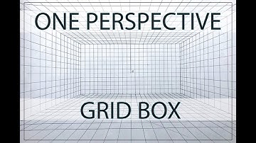 ONE POINT PERSPECTIVE Grid Box For Interior Drawing :How to draw