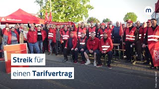 Streik für einen Tarifvertrag