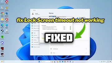 (FIXED) Lock Screen timeout not working