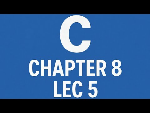 C language | lec 5