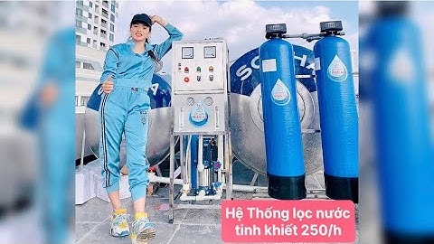 Chi tiết hệ thống lọc nước tinh khiết 250/h   #lọcnướcthiênhà #lọcnướcgiếngkhoan #côthợnước