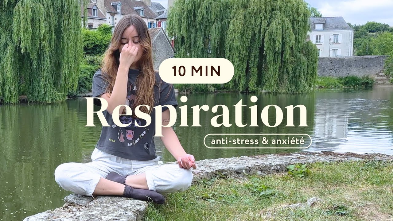 Respiration 10 min anti stress & anxiété 🎧 | Calmer le mental avec le pranayama Nadi Shodhana