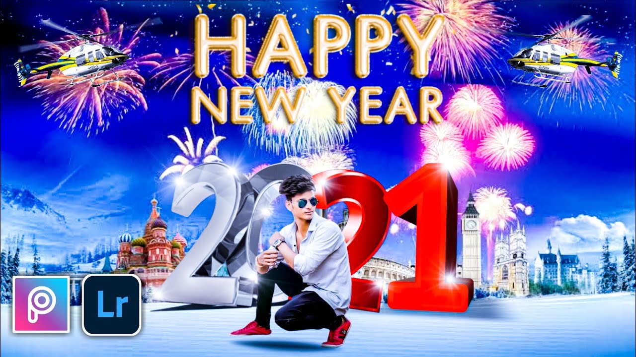 How To Edit Happy New Year Photo 2021 || New Year Photo Editing