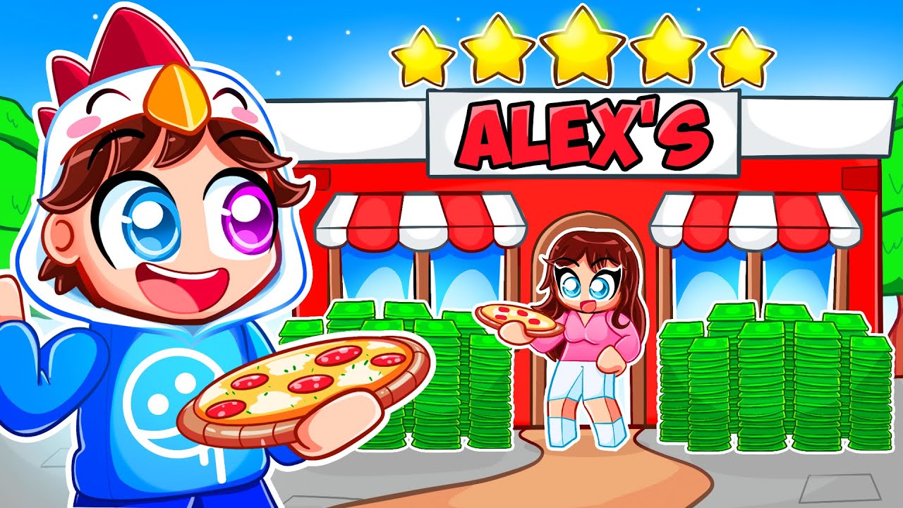 Alex Opent Een Restaurant In Roblox!