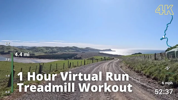 1 Hour Virtual Run | Virtual Running Videos Treadmill Workout Scenery | Cape Saunders