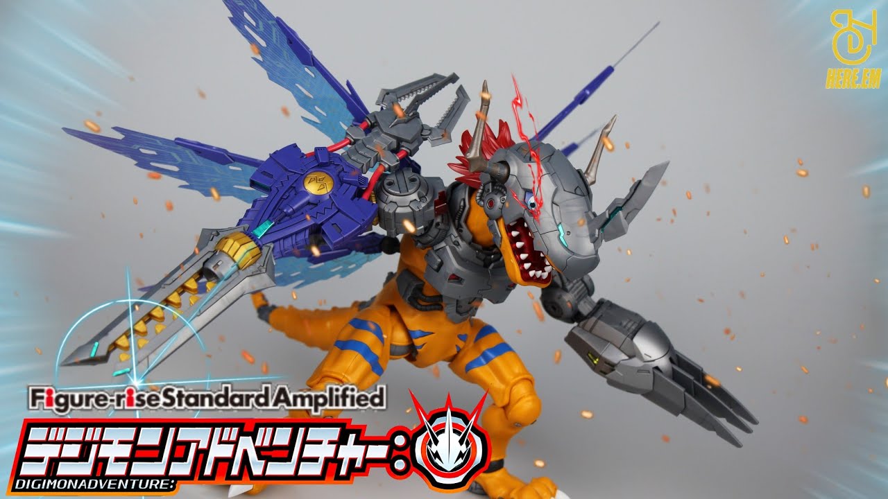 Figure-Rise Standard Amplified Metal Greymon (Vaccine) [ UNBOXING