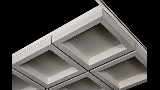 Sculpt Coffered Ceiling Tile Video