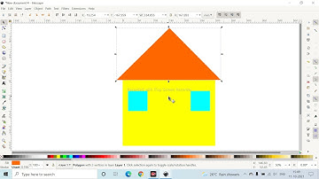 How to make a simple house in inkscape
