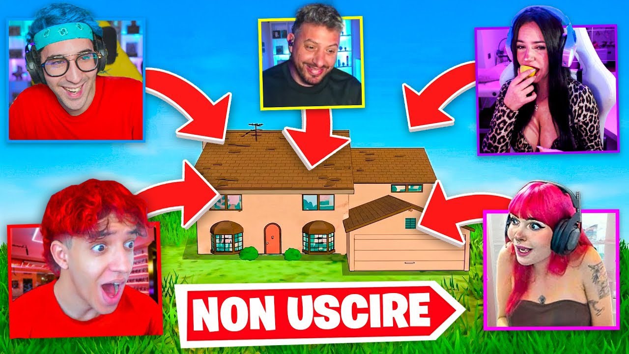 SOLO una CASA CHALLENGE su FORTNITE *penitenza a chi perde* !