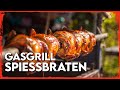 Spiessbraten vom Gasgrill | #TeamCarsten ist am Start!