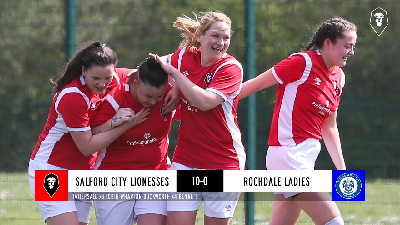 national league volley Salford City Lionesses 10-0 Rochdale Ladies | GMWFL Division 1