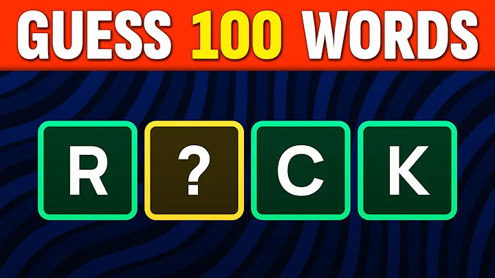 Guess the 4-Letter Word in 10 Seconds!