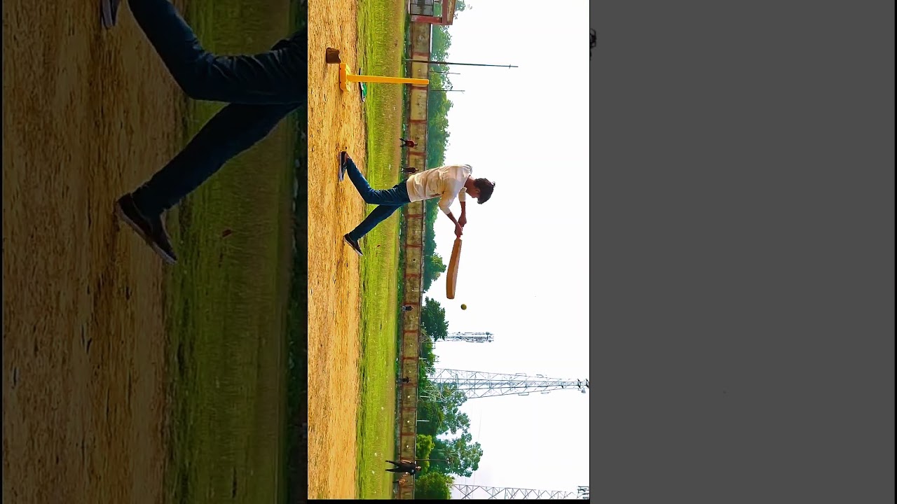 cricket lovers Editing video best shots without coach