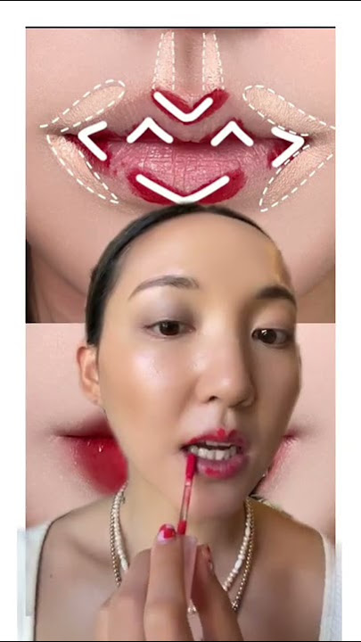 this lip application is trending on chinese tiktok