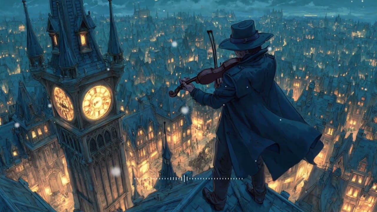 【幻想ケルト音楽】夜に響く怪盗ルパンの夜想曲【作業用BGM・勉強用・睡眠・リラックス】