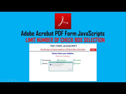 PDF Form JavaScript