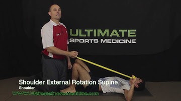Q-Shoulder External Rotation Supine
