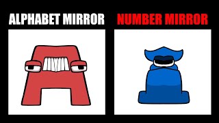 Reverse Alphabet Lore Mirror vs Number Lore Mirror (A-Z vs 1-26) | Meme Animation @Mike Salcedo