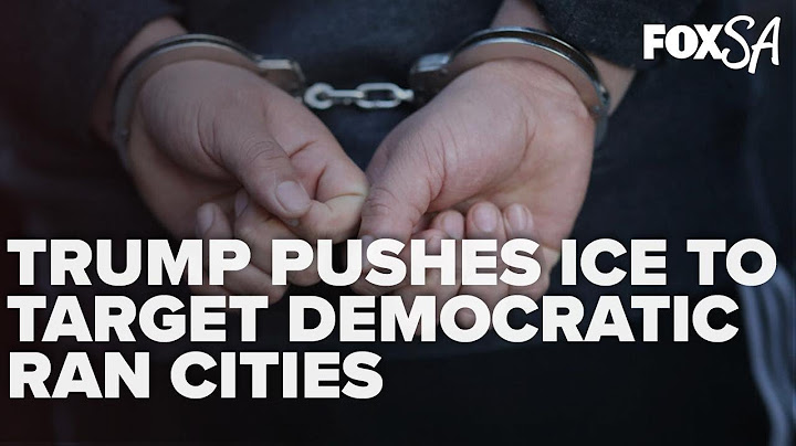 Trump urges Dem city immigration crackdown, despite softening stance on workplace raids