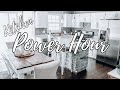 KITCHEN POWER HOUR CLEAN WITH ME| KITCHEN SPEED CLEANING| ULTIMATE CLEANING MOTIVATION|SAHM CLEANING