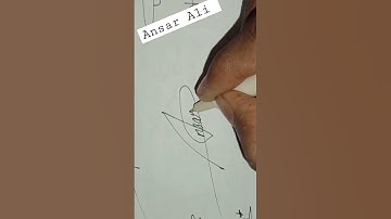 Ansar name signature style ✒️...#Ansar #ali #calligraphy #signature #firstkalakar @First_Kalakar
