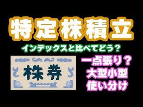 【投資】特定株の積立は「アリ」か？インデックスとの現実比較と始め方