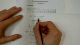 Extra Tutorial Problems - Enzyme Kinetics 1